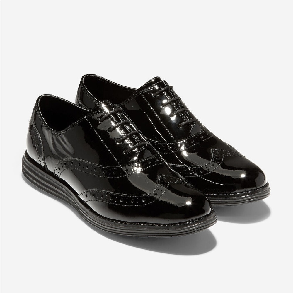 Cole Haan Originalgrand patent wingtip Oxford sz 8